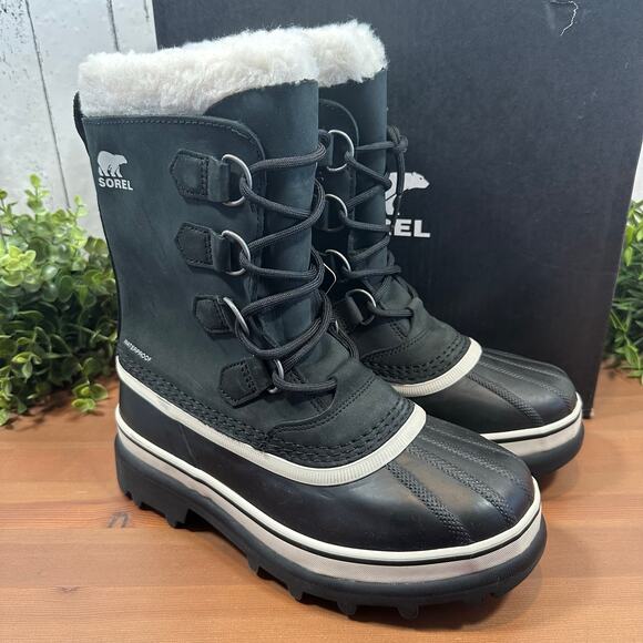 Sorel Women's Caribou Waterproof Snow Boots Size 7 - Picture 2 of 10